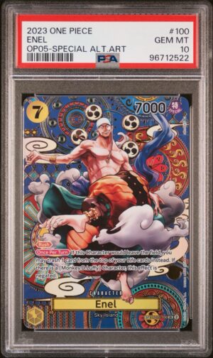 2023 ONE PIECE / ENEL / OP05-SPECIAL ALT. ART - GEM MT 10