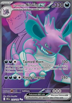 Team Rocket's Nidoking ex (DRI 216)